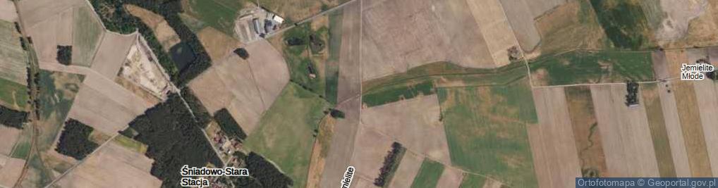 Zdjęcie satelitarne Stare Jemielite ul.